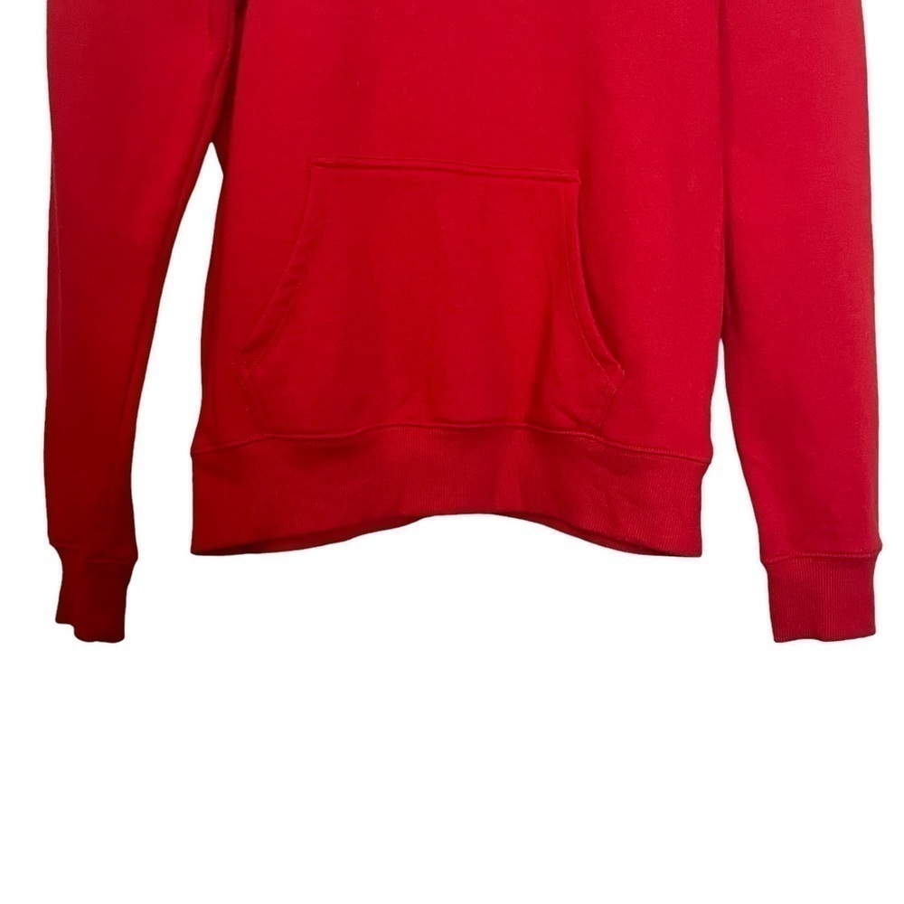 Fila Red Unisex Long Sleeve Hoodie with Kangaroo Pocket Sz. L - Picture 2 of 13